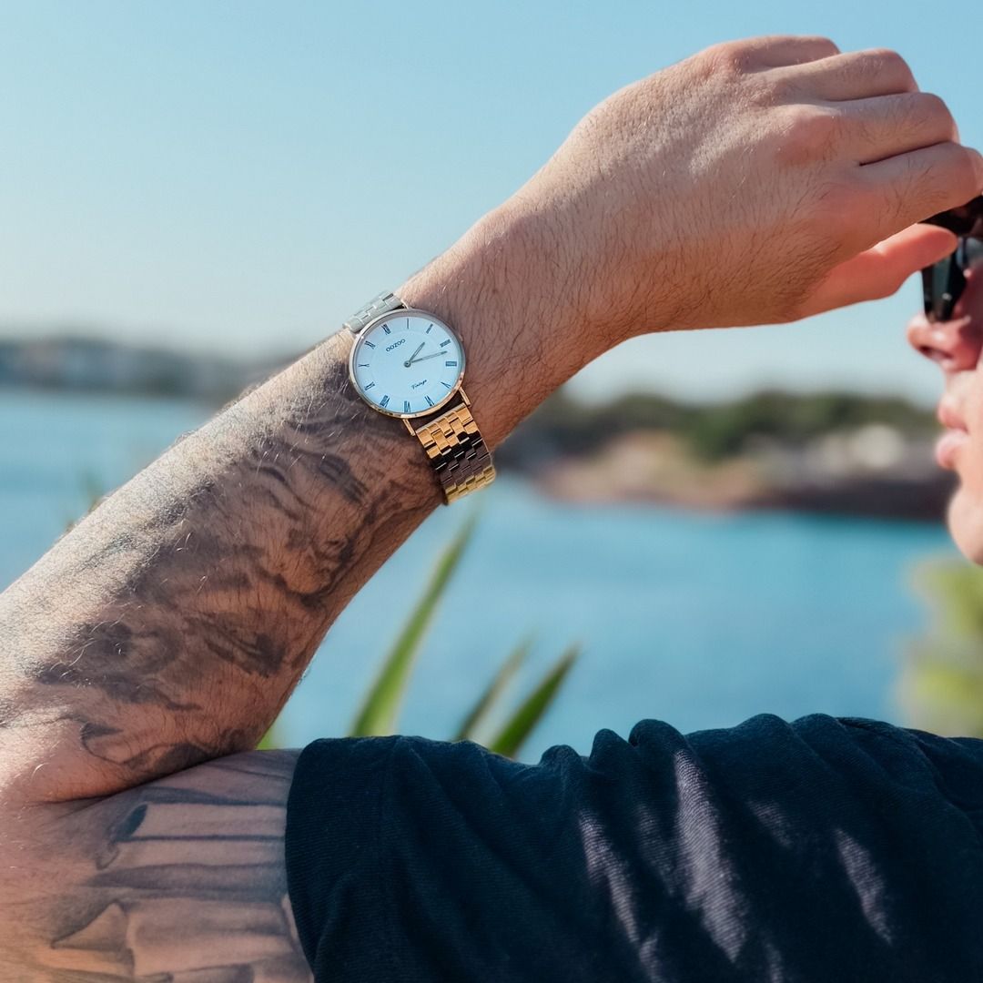 OOZOO Vintage Gold Stainless Steel Bracelet C20369